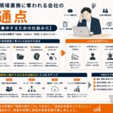社長が現場業務に奪われる会社の共通点【経営に集中するための仕組み化】