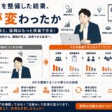 採用KPIを整備した結果、何が変わったか
