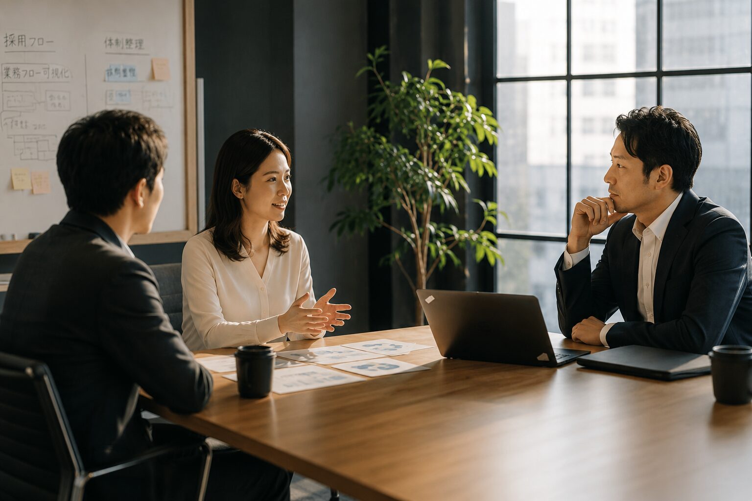 採用担当がいない会社、
1人管理部の会社へ